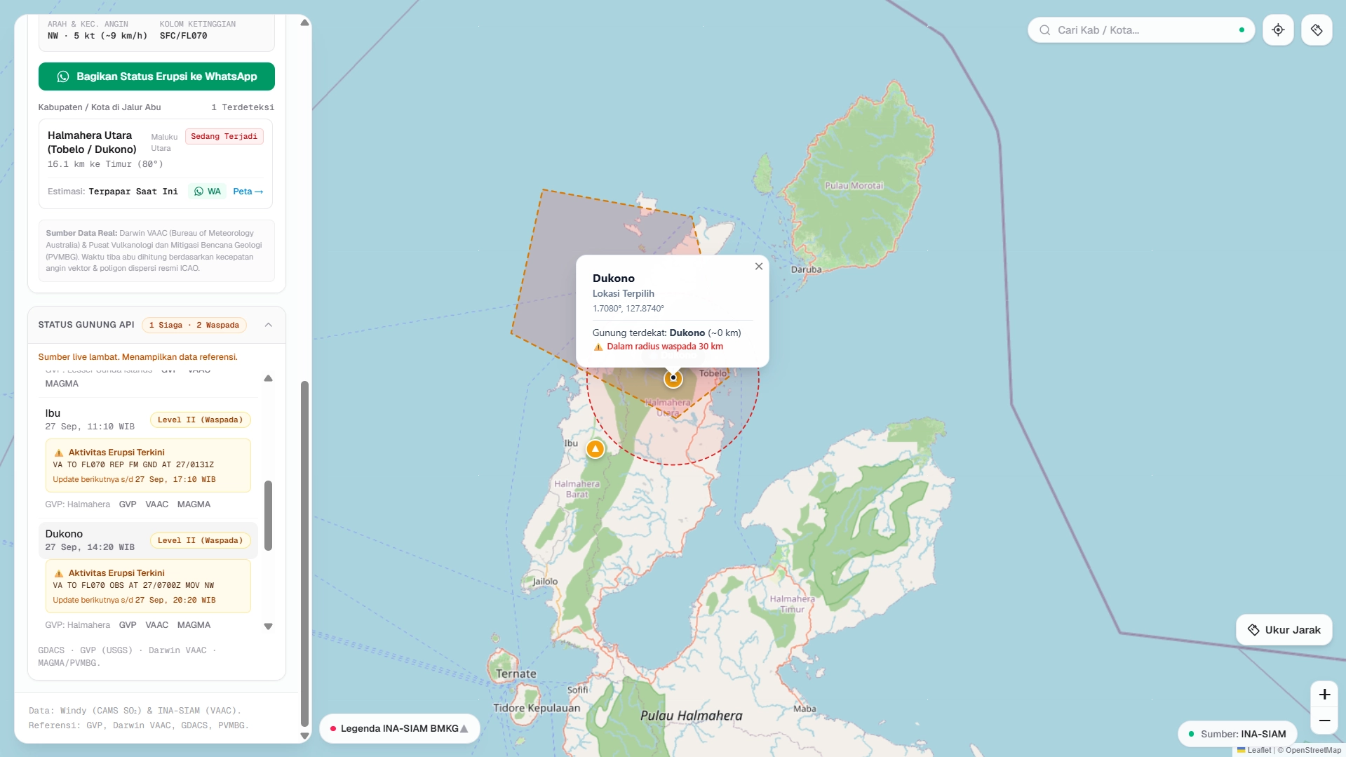 Status Gunung Api, Erupsi Terkini & Terpapar Saat Ini